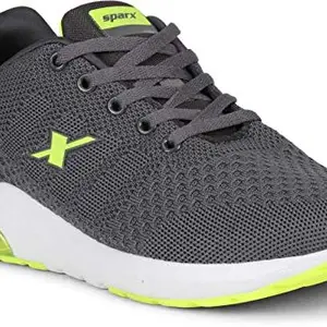 Sparx Trending & Stylish Men's Outdoor Sports/Walking/Running/gynmming Shoe SM-632 Grey FL.Green UK-8