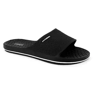 Hygear Men's Cosmos Black Slippers_7 UK (HG-GE-1010)