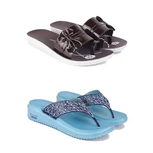 Women's Comfortable Sandal,Casual Lightweight Sandal for Everyday Wear | TP-(COMBO-2-)-1987-1888-7-EURO-38