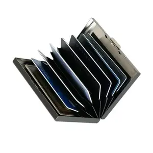 Stealodeal RFID Blocking 8Slot Metal Debit/Credit Cardholder for Men and Woman