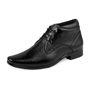 Kraasa Premium Business Formal Footwear Shoes for Men, Lace-Up Office Wear Shoes Black UK 9