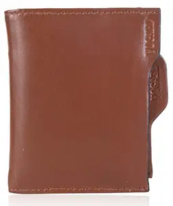 VOGARD Men's Genuine Leather RFID Protected Wallet | Wallet for Men (Tan)