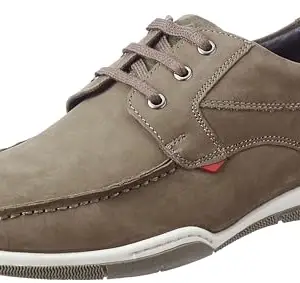 Lee Cooper Men's LC6075A Leather Casual Shoes_Olive_41