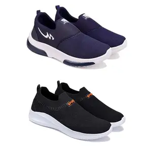 DRACKFOOT Men's Sports Shoes Collection Gym,Running,Men's Sports Shoes for Every Sport GRT-(Combo-2)-1078-1050-7 Multicolor