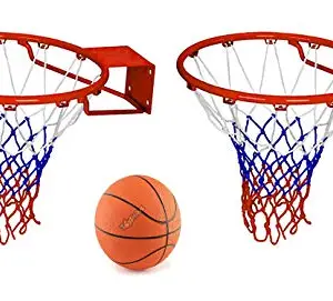 Toyshine Professional Heavy Duty (58X47) CM Basketball Stand (2 pc) with net and (1pc) 7 no Basketball (SSTP)