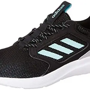 Adidas Womens ENERGYFALCON X CBLACK/BLUSPI/MSILVE Running Shoe - 4 UK (EH1217)