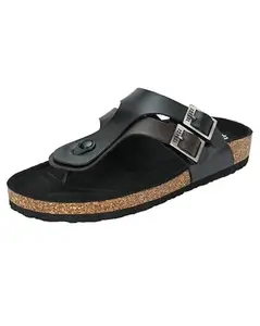 Spykar Riggo Men Black-Brown Comfort Sandal | 8 UK