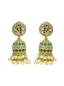 Griiham Gold Plated Simple Cute Earrings For Women And Girls