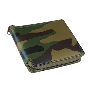 DESIGNER BUGS Synthetic Men's Wallet (CHAIN_Camouflage)