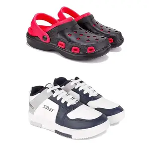 Men's Stylish Casual Shoes | Comfortable & Trendy Daily WearPremium Casual Shoes for MenGR-SPO-(2-Combo)-3017-1075-10 Multicolor