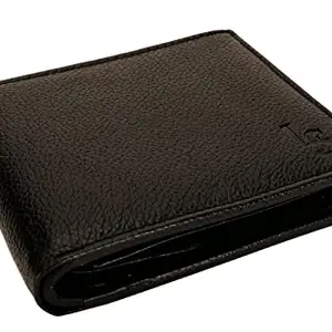 LOUIS STITCH Mens Wallet Black Leather RFID Blocking Italian Leather Wallets for Men |Prague_Jbbl | Spacious Credit Card Holder