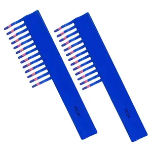 Vega Shampoo Hair Comb, (India's No.1* Hair Comb Brand) For Men and Women, Pack of 2, (VC21269)