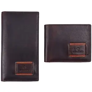 Biaggio Genuine Leather Couple Wallet Gift Set Timeless Elegance for Two, Perfect Pairing, Symbol of Love and Togetherness, Brown (B09Q5Z1XK6)