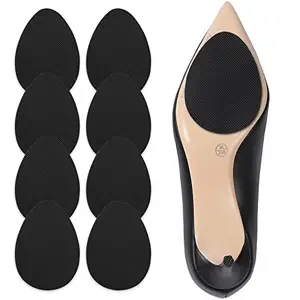 Ashoesert Non Slip Shoe Pads Grips,Shoe Sole Protectors,Anti Slip Shoe Grips On Bottom Of Shoes,Non Slip Shoe Bottom Stickers Covers,Anti Slip Sole And Shoe Slip Pads For Women Men (Black - 4 Pairs)