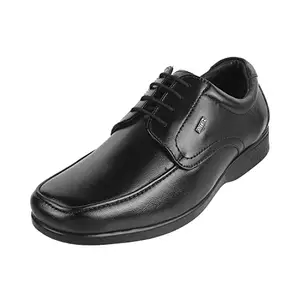 Metro Men Black Leather Lace-up Shoes,EU/39 UK/5 (19-6686)