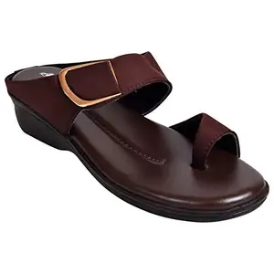 AJANTA Women's Brown Outdoor Sandals - 6 UK (39 EU) (CL0733)
