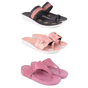 Women's Comfortable Sandal,Casual Lightweight Sandal for Everyday Wear for women'sREP-(COMBO-3)-1992-1988-1984-5-EURO-36