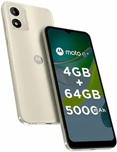 Motorola e13 (Creamy White, 4GB RAM 64GB Storage)