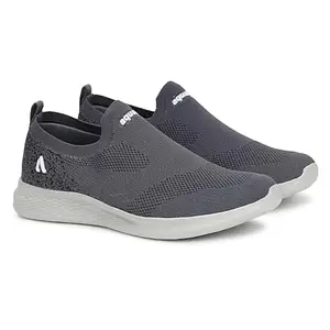 Aqualite Men Jordan Shoes, D.Grey/Black, 8 UK/India