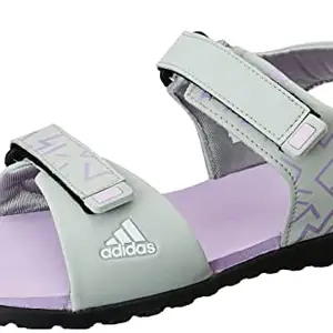 adidas womens PUDING ADI W STONE/CRIPUR/FTWWHT Sport Sandal - 5 UK (GB2993)