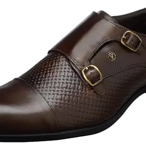 Van Heusen Men Brown Monk Strap