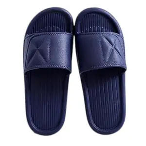 DRUNKEN Slippers For Men Women Flip Flops Chappals Slides Sandals Stylish Sleeper Man Sliders Footwear Flats Girls Ladies Clogs Bathroom Chapal Hawai (Color : Navy Blue Size : 8-9 UK)