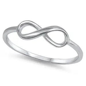 925 Silver Infinity Band Ring Engagement Band (20)