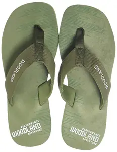 Woodland Men's Olive Flip Flop-6 UK (40 EU) (FF 3716120)