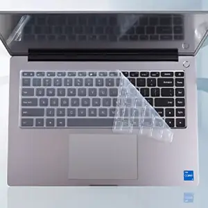RAYA Silicone Keyboard Skin Cover for Xiaomi RedmiBook 15 Pro and Mi Notebook Ultra Laptops (Transparent)