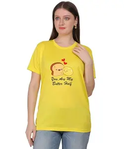Comfy Women’s Tee – Cotton Fabric with Cute & Unique Design