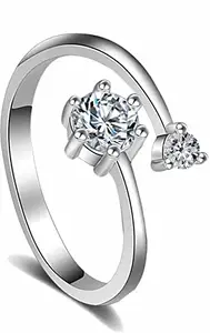 MYKI Amazing Single Diamond Ring For Women & Girls
