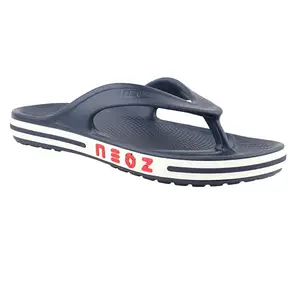 Neoz COOLZ BAYBAND Men's Slippers/FlipFlops Arch Support Orthopaedic Cushion Footbed Made with Levirex for Extra Comfort and 40% Less Pressure Anti Skid & Stylish Dailywear Slippers/FlipFlops for Men M-COOLZ-BAYBAND-NVY_9