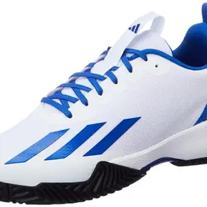 adidas Mens All-Court Prime White/Blue/Stone Running Shoe - 10 UK (IQ8781)