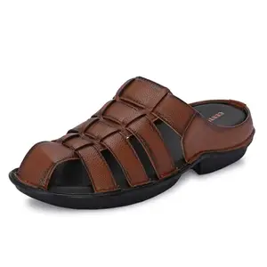 Centrino Sandal for Men | Stylish & Versatile Flip-Flop Sandals | Designed for Superior Comfort & Premium Quality | Lightweight & Durable for Everyday Wear 6614_Tan_11 UK