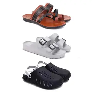 DRACKFOOT Men's Sandals | Lightweight Wear| Stylish & Easy to Wear For Men's GRT-SAN-(3-COMBO)-3151-3114-3149-10