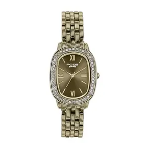 Sonata Poze Analog Quartz Khakki Dial Watch for Women