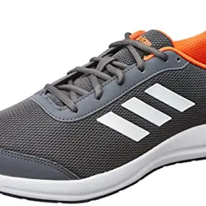 Adidas Mens Yking 2.0 GREFIV/FTWWHT/ENEORA Running Shoe - 7 UK (CJ8046), Grey