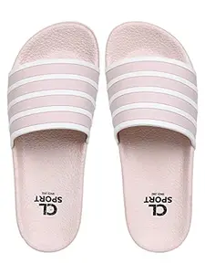 Carlton London Sports womens Cl-f-w-02_pink Pink Slipper - 4 UK (CL-F-W-02_Pink)