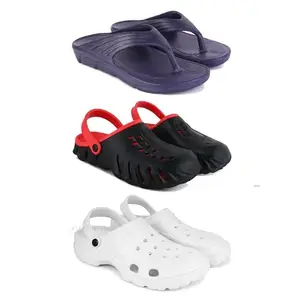 DRACKFOOT Men's Sandals | Lightweight Wear| Stylish & Easy to Wear For Men'S GRT-SAN-(3-COMBO)-3153-3148-3122-6