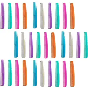 Jiyansh Traders Plastic 36 Piece Fresh 1St Plastic Raguler Plane Hair Comb For Both Men & Women, Boys & Girls (Multicolor11)