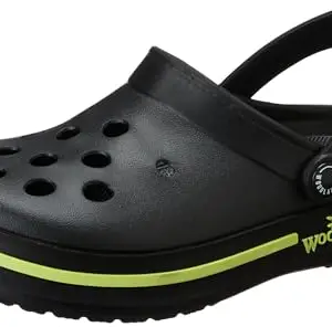 Woodland Men's Black PU Slipper-7 UK (41 EU) (OSLD 4480022)