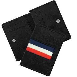 GREEN DRAGONFLY PU Leaher Card Wallet | Slim Wallet | Pocket Organizer|Durable Card Holder for Men and Women(NMB/202306645-Black)