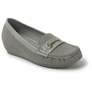 ELLE Loafer Shoes, Colour-Grey Size-UK 3