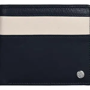 eske Maxime - Slim Bifold Wallet for Men with Coin Pocket - Cosmos Leather Card Holder Wallet - 3 Card Slots, 2 Cash Compartments, Slip Pockets - Compact & Stylish