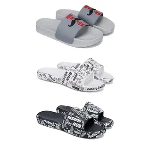 DRACKFOOT Men's Sandals | Lightweight Wear| Stylish & Easy to Wear For Men'S GR-SAN-(3-COMBO)-1590-3104-3103-7