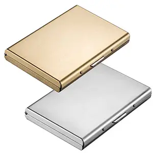 Stealodeal Silver and Gold Metal Debit/Credit Card Holder