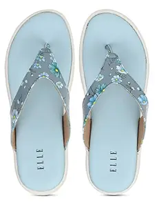 ELLE Women's Grey Flip-Flops