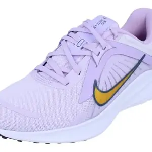 Nike Women Faux Leather WMNS Quest 5-Barely Grape/Sundial Ankle Length Socks-Violet Mist-Dd9291-500-3Uk