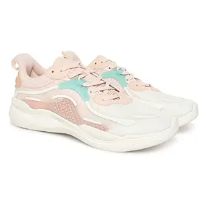 ANTA Womens 822127720-6 Wht Pnk/Ivry Wht Running Shoe - 3 UK (822127720-6)