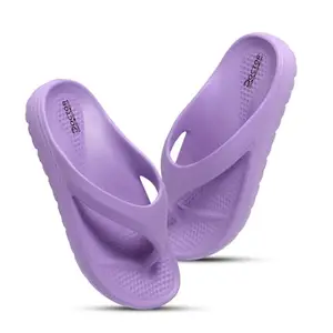 DOCTOR HEALTH SUPER SOFT Purple Floats women soft slippers with mild acupressure | Comfortable, stylish, and bright colorful flip flops | Lab tested Cushion and Bounce | Cushioned Footwear
